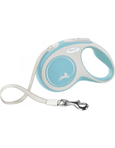 Lesa Flexi Comfort, Banda, S: 5 m/15 kg, Albastru Deschis, 213404