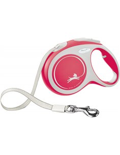 Lesa Flexi Comfort, Banda, L: 5 m/60 kg, Rosu, 213603
