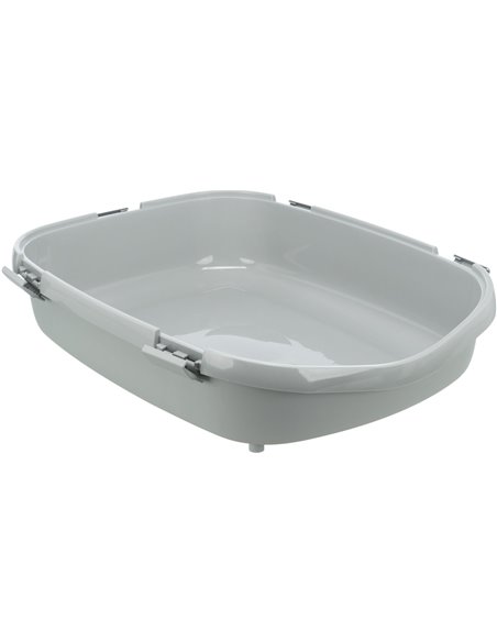 Litiera Primo XXL, Cu Capac, 56 x 47 x 71 cm, Gri/Alb, 40176