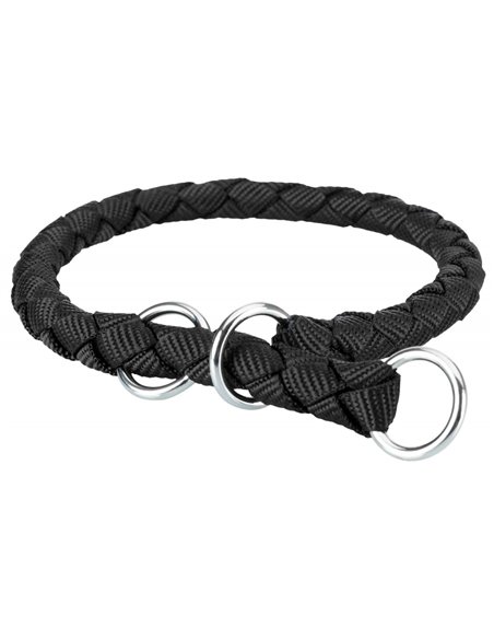 Zgarda Cavo Coarda, Semistrangulanta, XS-S: 25-31 cm/12 mm, Negru, 144401
