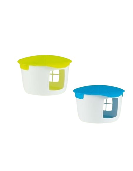 Casuta Pentru Rozatoare, Plastic, 16x15x10 cm, Diverse Culori, 40331070