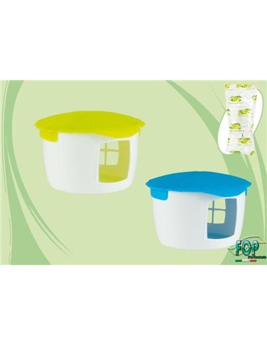 Casuta Pentru Rozatoare, Plastic, 16x15x10 cm, Diverse Culori, 40331070