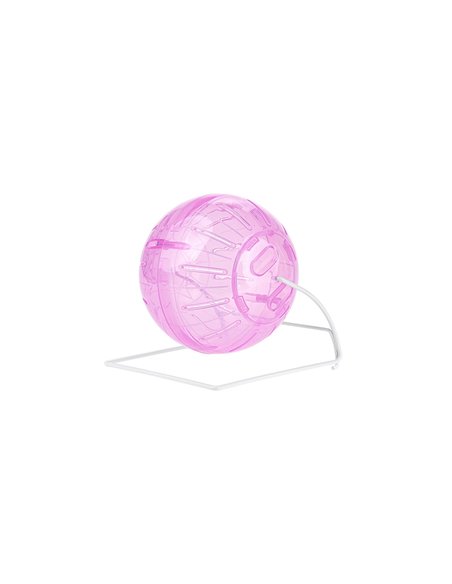 Minge De Alergare Pentru Rozatoare, 4 in 1, Cu Suport, 11.5 cm, Roz, Y017