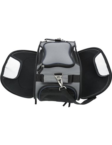 Geanta De Transport, Airline Wings, 28x23x46 cm, Pana la 20 kg, Gri/Albastru, 28889	