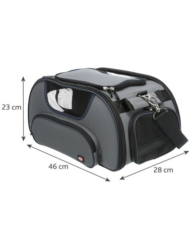 Geanta De Transport, Airline Wings, 28x23x46 cm, Pana la 20 kg, Gri/Albastru, 28889	