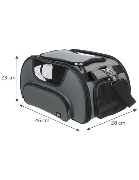 Geanta De Transport, Airline Wings, 28x23x46 cm, Pana la 20 kg, Gri/Albastru, 28889	