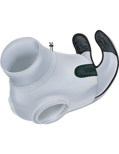 Body protectie corp Pisica, S-M, 32-36 cm gri, 19528