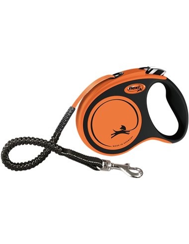 Lesa Flexi Xtreme, Banda, S: 5 m/20 kg, Negru/Portocaliu, 21417
