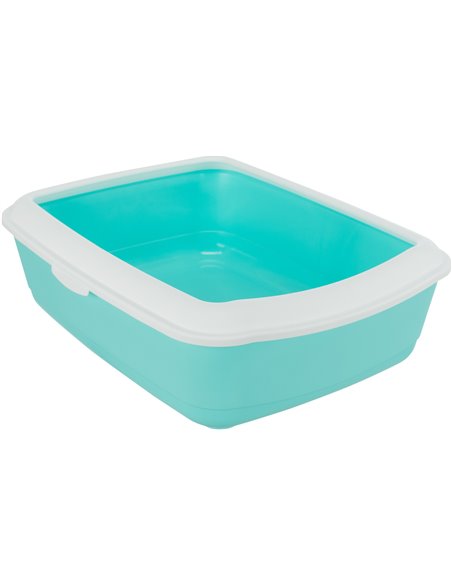 Litiera Classic, Cu Rama, 37 x 15 x 48 cm, Verde Menta/Alb, 40181