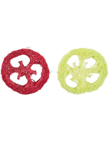 Set Jucarii Pentru Rozatoare, Discuri Din Burete Lufa, 6 cm, 2 buc, 61945	