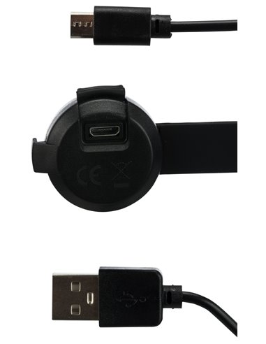 Flasher USB Pentru Zgarda Cainilor, 3x8 cm, Diverse Culori, 13450	