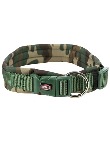 Zgarda Premium Captusita, Extra Lata, M-L: 42-48 cm/20 mm, Camuflaj/Verde Padure, 1988423