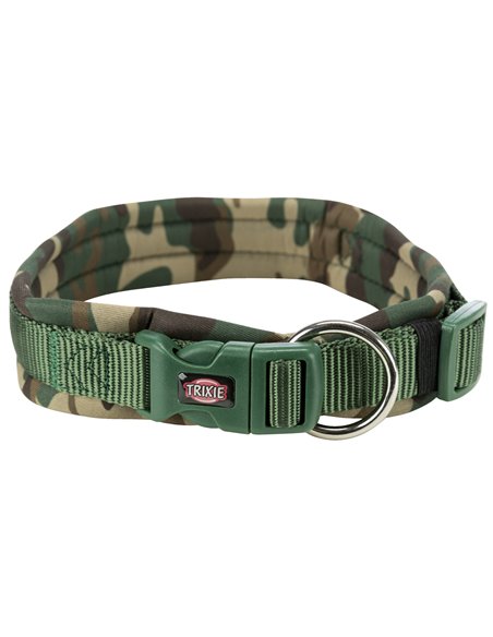 Zgarda Premium Captusita, Extra Lata, M-L: 42-48 cm/20 mm, Camuflaj/Verde Padure, 1988423