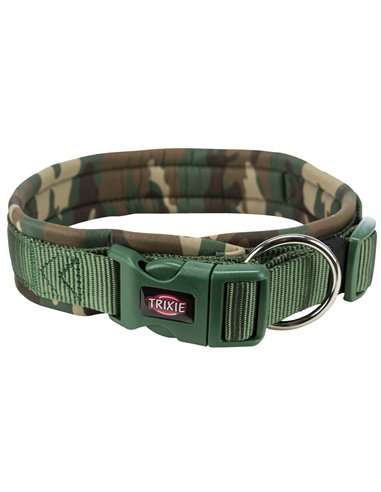 Zgarda Premium Captusita, Extra Lata, L: 49-55 cm/25 mm, Camuflaj/Verde Padure, 1988523