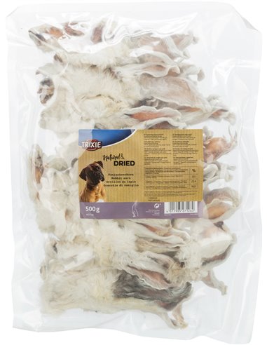 Urechi De Iepure Cu Blana, Uscate, 500 g, 27126