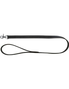 Lesa din Piele, M-L: 1 m/20 mm, Negru, 18980