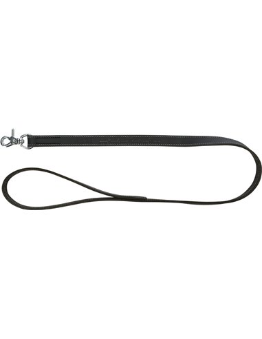 Lesa din Piele, M-L: 1 m/20 mm, Negru, 18980