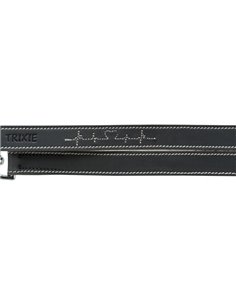 Lesa Piele Rustic Heartbeat Reglabil, M-L: 2 m/20 mm, Negru, 18982 2