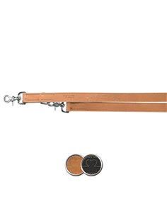 Lesa Piele Rustic Heartbeat, M-L: 2 m/20 mm, Maro, 19012