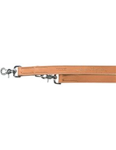 Lesa Piele Rustic Heartbeat, M-L: 2 m/20 mm, Maro, 19012 2
