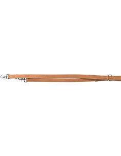 Lesa Piele Rustic Heartbeat Reglabil, L- L: 2 m/25 mm, Maro, 19013