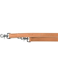 Lesa Piele Rustic Heartbeat Reglabil, L- L: 2 m/25 mm, Maro, 19013 2