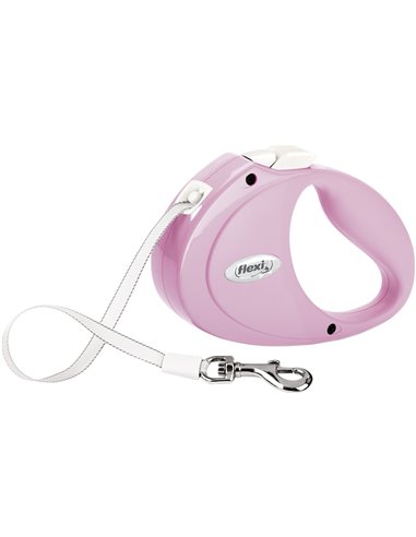 Lesa Flexi Puppy, Banda, XS: 2 m/12 kg, Roz, 12306