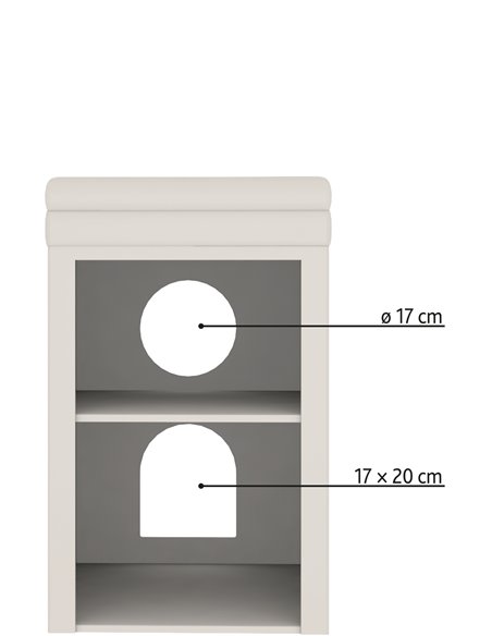 Ansamblu De Joaca, Turn Saul, 39x39 cm/ h: 64 cm, Gri, 44433