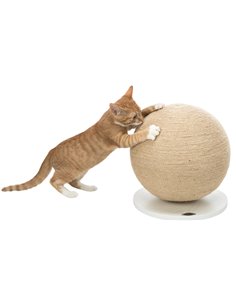 Minge Sisal De Zgariat Cu Baza De Lemn, 29x31 cm, 43721	 2