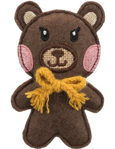 Jucarie Ursulet cu Sunet din Stofa/Iuta, 10 cm, 45535