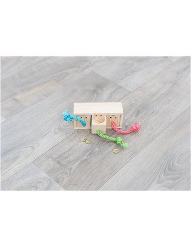 Jucarie De Strategie Pentru Rozatoare, Cub, Lemn, 15x5.5x6 cm, 62815	