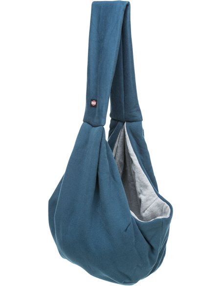 Geanta De Transport, Junior, Soft, Frontala, 22x20x60 cm, Pana la 5 kg, Albastru/Gri, 28947