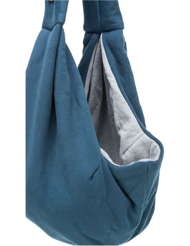 Geanta De Transport, Junior, Soft, Frontala, 22x20x60 cm, Pana la 5 kg, Albastru/Gri, 28947