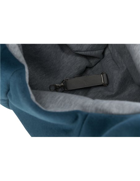 Geanta De Transport, Junior, Soft, Frontala, 22x20x60 cm, Pana la 5 kg, Albastru/Gri, 28947