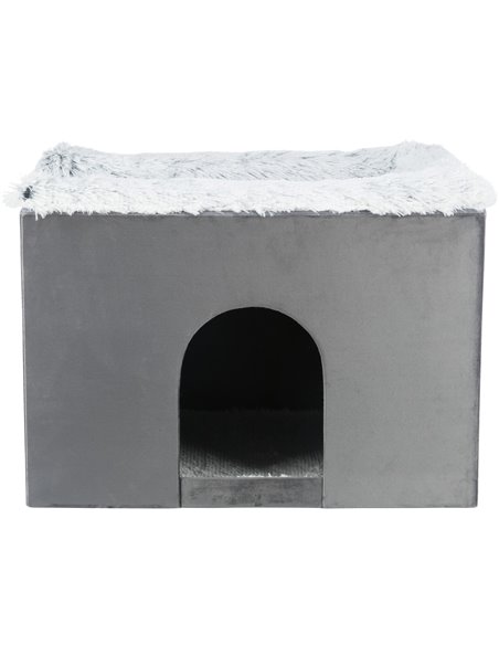 (-20%) Culcus Harvey Cu Trepte, 119x47x50 cm, Gri/Alb/Negru, 38039	