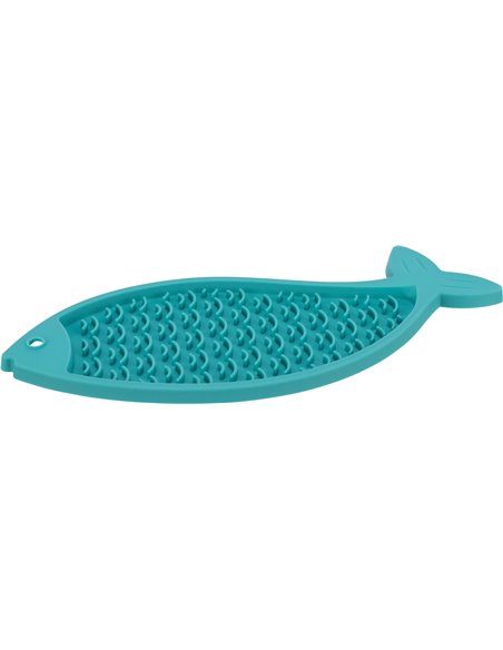 Farfurie Pentru Hranire Lenta, Lickâ€™n'Snack, Silicon, Forma Peste, 28 cm, 41369