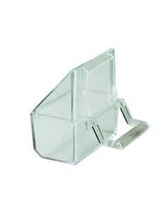 Hranitor Plastic Pentru Pasari, Transparent, 9 cm, AK01