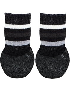 Sosete Pentru Caini, Cu Baza Anti-Alunecare Integrala, L-XL, 2 Buc, Negru, 19525	