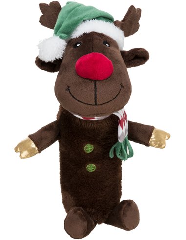 Jucarie Pentru Caini, Xmas, Ren, Fosnitoare, 45 cm, 92577
