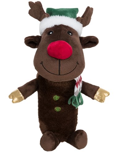 Jucarie Pentru Caini, Xmas, Ren, Fosnitoare, 45 cm, 92577