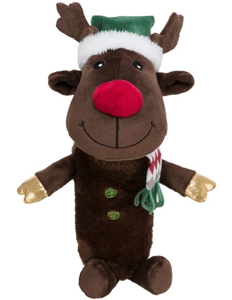 Jucarie Pentru Caini, Xmas, Ren, Fosnitoare, 45 cm, 92577