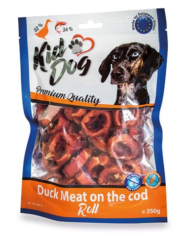 Recompense Pentru Caini, Carne De Rata Pe Rolou De Cod, 250 g, A04612