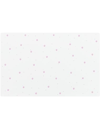 Servet Pentru Castron, Pisici, 44 x 28 cm, Alb, 24546