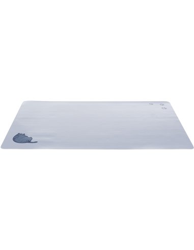 Servet Fat Cat/Paws Pentru Castron, Pisici, Plastic, 44 x 28 cm, Gri, 24549