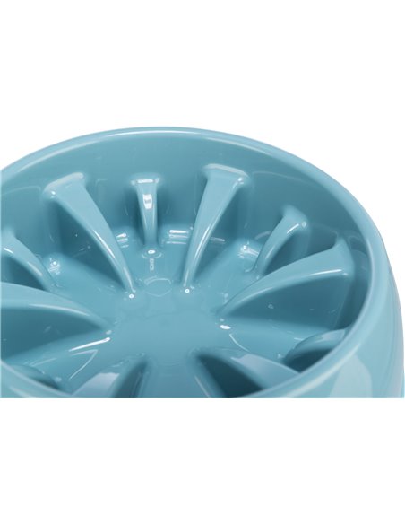 Castron Plastic Hranire Lenta, 0.8 l/20 cm, Diferite Culori, 25027