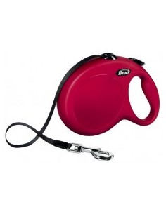 Lesa Flexi Clasic Giant 50 kg, Banda 8 m, Rosu