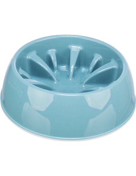 Castron Plastic Hranire Lenta, 0.3 l/16 cm, Diferite Culori, 25026