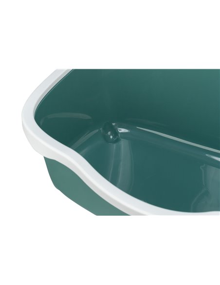 Litiera Berto Davio, Cu Rama, Inalta, 56 x 26 x 39 cm, Verde/Alb, 40560