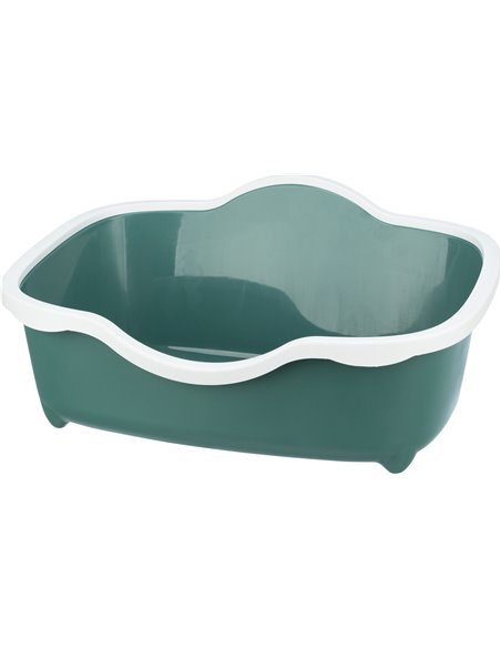 Litiera Berto Davio, Cu Rama, Inalta, 56 x 26 x 39 cm, Verde/Alb, 40560