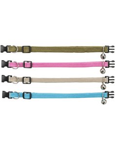 Zgarda Pentru Pisici, Elastica, Cu Clopotel, Diferite Culori, 41550